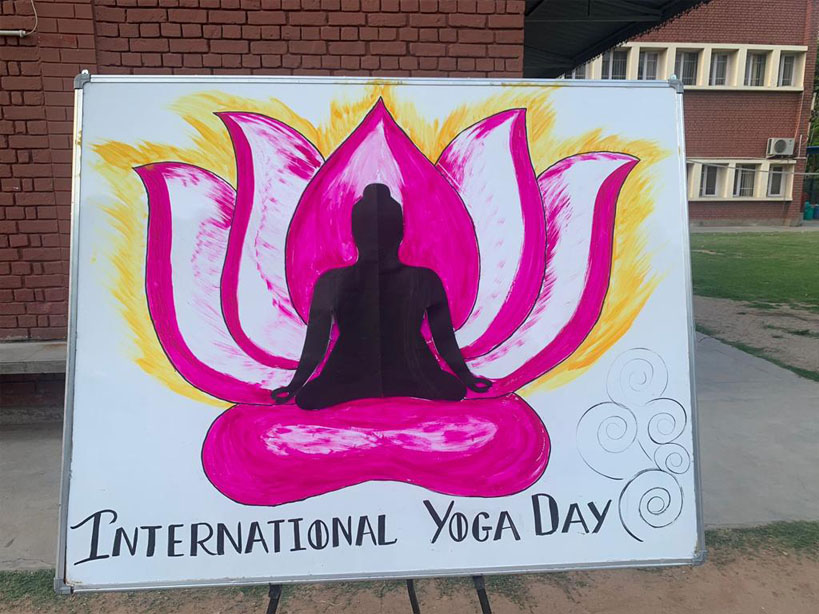 Yoga Day Craft, Yoga Statue, How to make yoga day craft